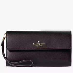 Kate Spade Madison Travel Wristlet Black
